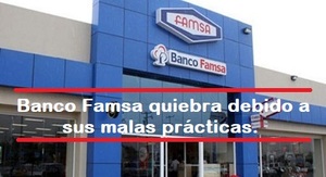 “Quiebra” Banco Famsa, no se debe a la pandemia