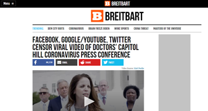 Big Tech censura a médicos sobre COVID-19