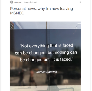 Productora de MSNBC renuncia: No gusta de las noticias extremistas, parciales y divisivas
