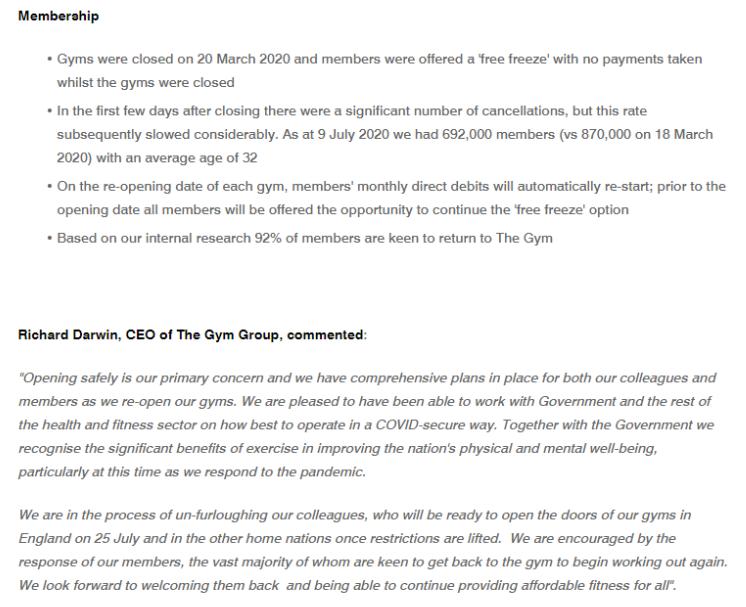 Nota de prensa The GYM