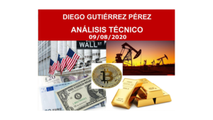 Análisis de Bitcoin, Divisas, Índices y Materias Primas. 09/08/20.