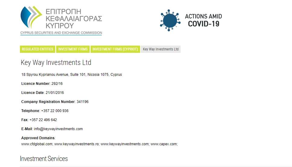 Key Way Investments Ltd