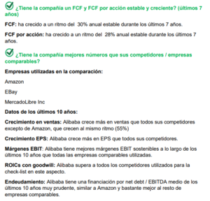 Análisis Alibaba