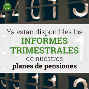 Informes Tercer Trimestre de 2020 de Planes de Pensiones