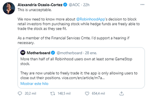 GameStop. Apostar contra el establishment en bolsa ahora es "discurso de odio", literalmente