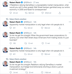 GameStop. Apostar contra el establishment en bolsa ahora es "discurso de odio", literalmente