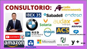 Consultorio de Bolsa en Radio - Análisis Ibex 35, BMW, Sabadell, Solaria, Reig Jofre, Microsoft, Amazon.com y +