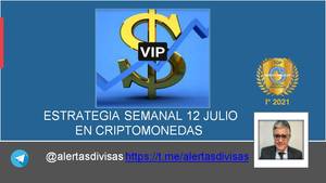 Estrategia semanal en criptomonedas.