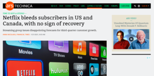 Netflix (NFLX) va cayendo