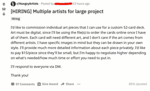 En arte, respeta tu trabajo. El precio, el branding y el respeto