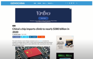 Escasez de chips y chips falsificados en China