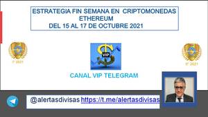 ETHEREUM, Estrategia fin de semana del 15 al 17 Octubre.