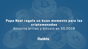 Papa Noel regala un buen momento para las criptomonedas: Altcoins brillan y bitcoin en 50.000$