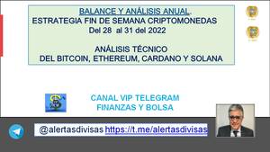 Estrategia en Criptomonedas de fin de semana del 28   al 30   Enero 2022