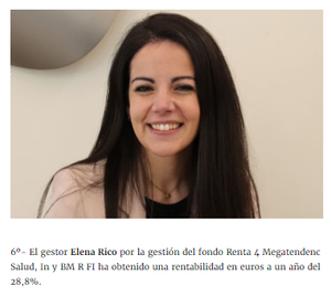 Alejandro Varela, mejor gestor de Renta Variable-Latinoamérica, y Elena Rico, única española entre los mejores en Salud
