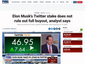 Elon Musk compra acciones de Twitter