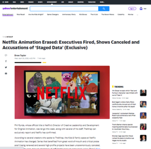 Netflix pierde repentinamente 35% de su valor
