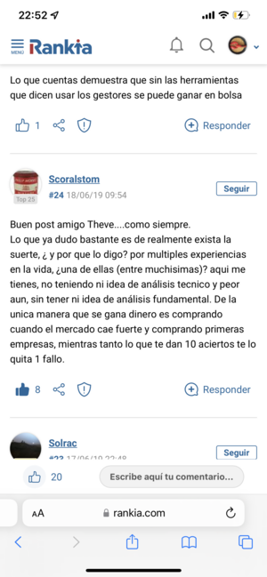 Una de cal y otra de arena en pleno Bear Market. (Rindiendo homenaje a Scora)