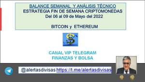 Estrategia en Criptomonedas de fin de semana del 06 al 09 de Mayo  2022