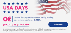 Self Bank regala un bono de 300 euros para operar en bolsa americana