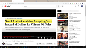 Arabia Saudita está perdiendo la confianza en el dólar... y el mundo tambien