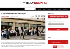 Paypal se mete a jugar a la política y se mete en problemas