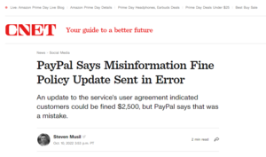 Paypal se mete a jugar a la política y se mete en problemas