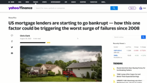 La Reserva Federal tiene perdidas y los que prestan están quebrando