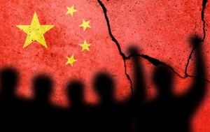 Bajada en las acciones en medio de disturbios en China