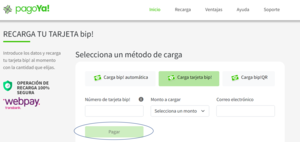 ¿Cómo cargar tarjeta Bip? Paso a paso
