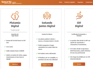 Simulador de CDTs Bancamía