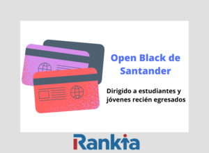 Plan Open Black de Santander para jóvenes incluye dos tarjetas de crédito
