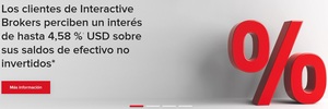 Interactive Brokers: Cuenta remunerada al 3,58%