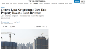 Gobiernos locales en China maquillaron los libros