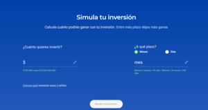 Simulador de CDTs Banco de Bogotá