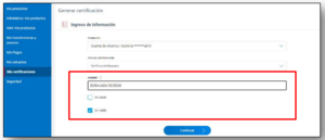 ¿Cómo descargar el certificado bancario en Banco Caja Social?
