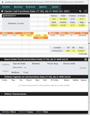 Opciones de vencimiento diario sobre el Eurex
