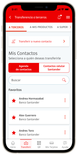 App Santander Chile ¿Qué puedo hacer?