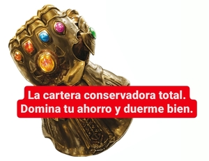 Perfil conservador: La cartera conservadora total. Duerme tranquilo.