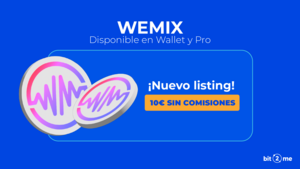 WEMIX elige a Bit2Me como plataforma para su token en Europa