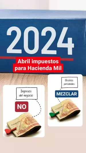 Abril impuestos para Hacienda Mil