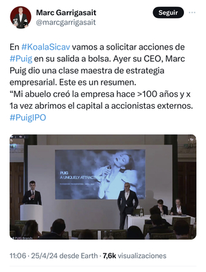 Taxation without representation is tyranny: OPV de Puig