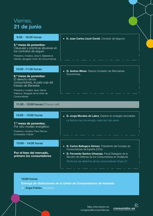 Primer encuentro  de los pioneros en la protección de los consumidor.es en España 20-21 junio