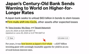 Banco japonés se deshace de miles de millones en bonos del tesoro