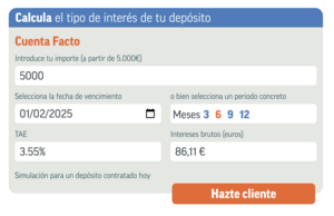 ¿Cuál es el proceso de apertura del depósito Facto?