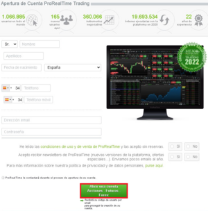 Análisis de ProRealTime para Colombia: herramientas, costos y brokers asociados