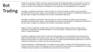 ¿Qué es un Bot de Trading? Ventajas y Riesgos