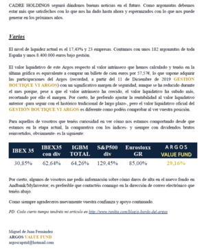 Carta del ARGOS- Octubre 2024