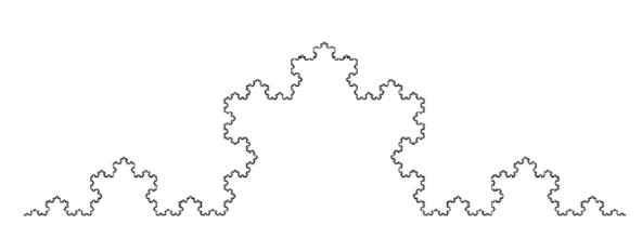 Példa az önhasonlóságra fraktalitás esetén