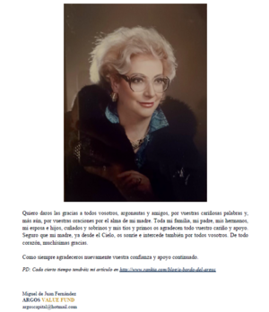 Carta del ARGOS Febrero 2025